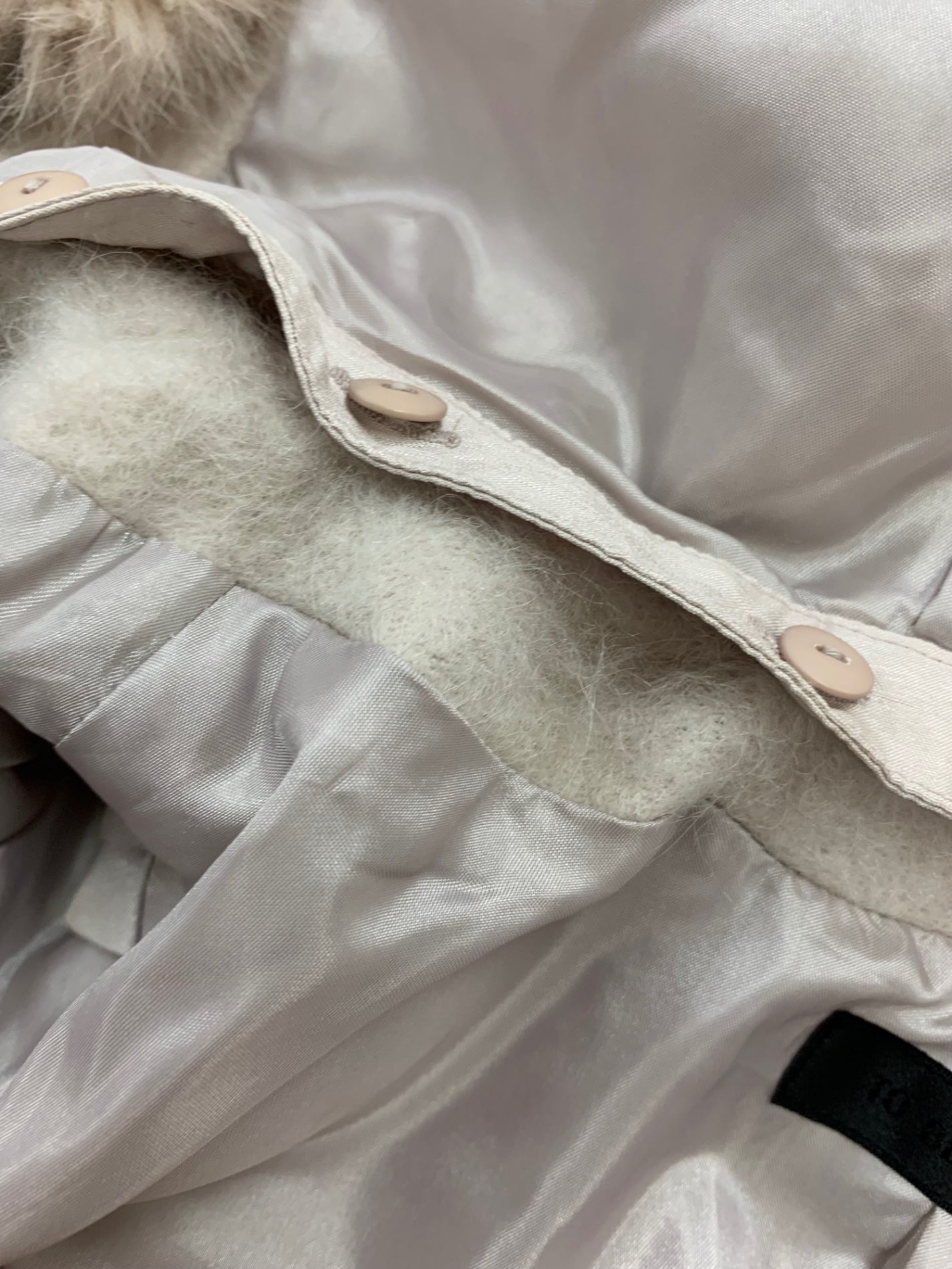 トゥービーシック W5734-433-12 コート X ピンク フォックスファー ウール モヘヤ混 ITFG4X3ADQV0