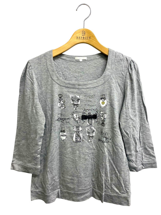 トゥービーシック W5P81-202-08 Tシャツ 2 グレー カットソー プリント IT51IULAV9BS