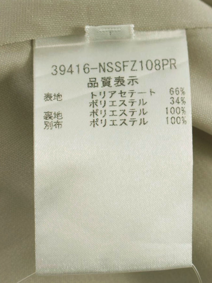 フォクシーニューヨーク 39416 スカート 38 ベージュ タック フレア ITIFUN7V2E3K
