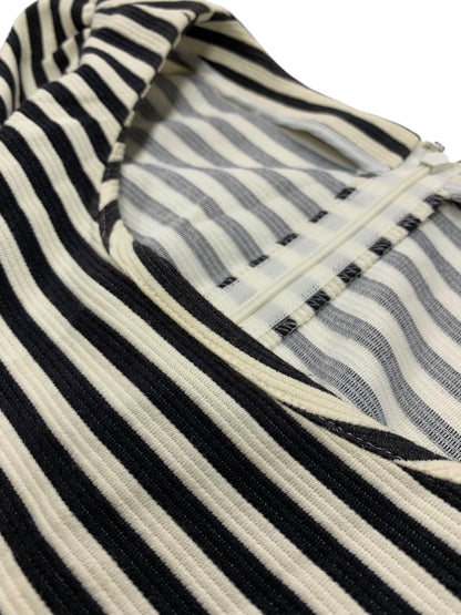 エムズグレイシー 521409 ワンピース 38 ブラック 切替 ボーダー ITEWD7KDRJ5C