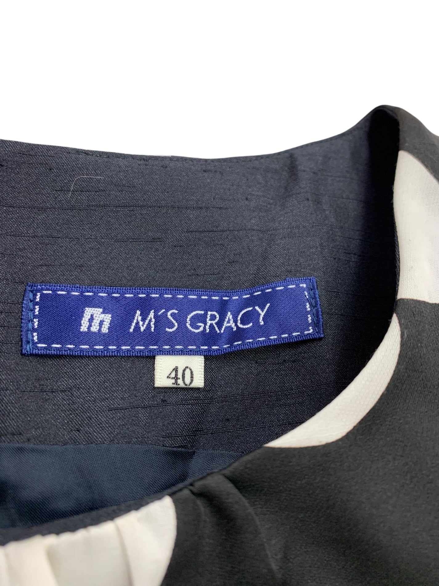 エムズグレイシー 021358 ワンピース 40 ブラック ハート バルーン IT9O96PBLOVC