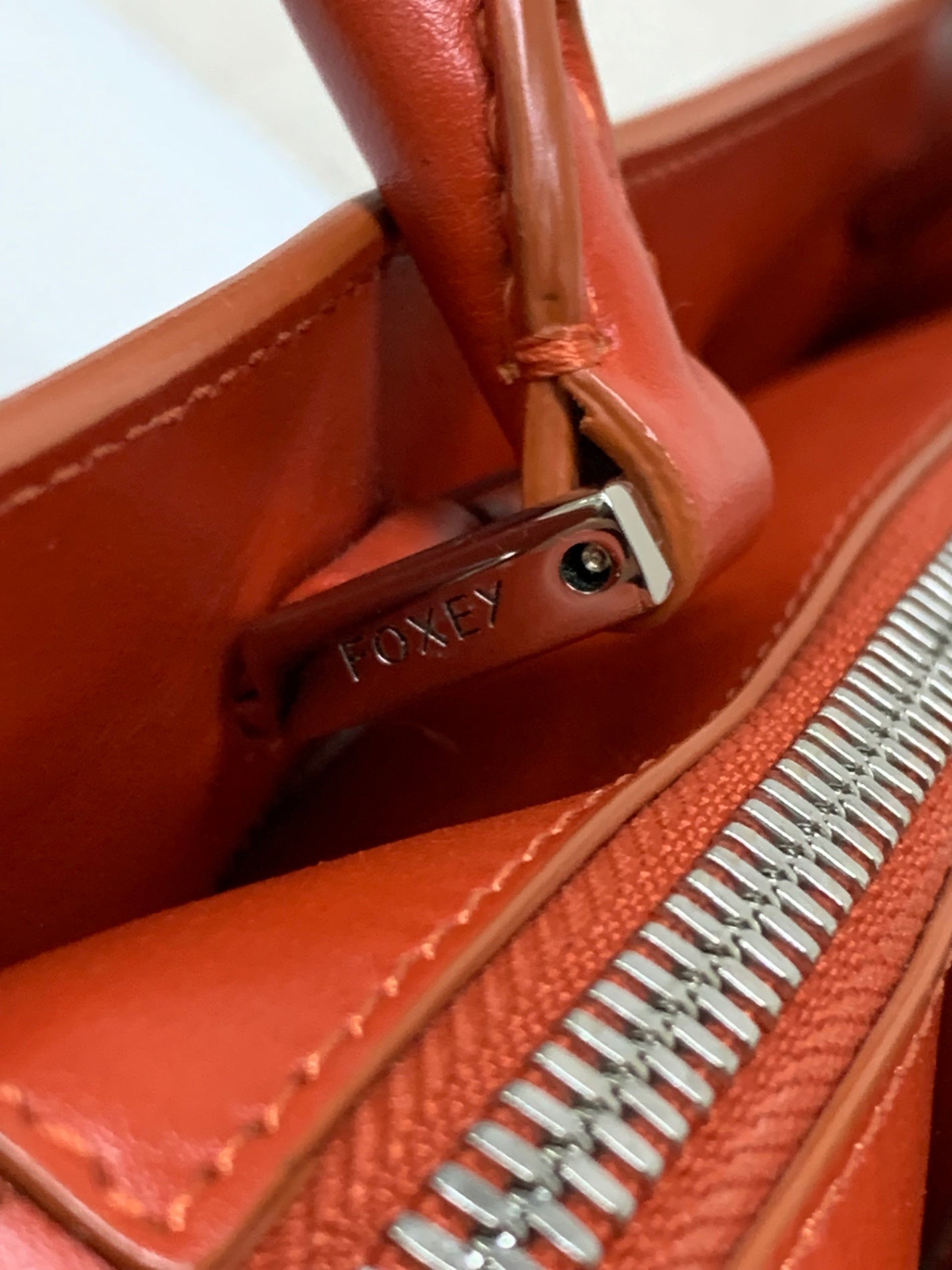 フォクシーブティック Bag Petit Eclair 40911 ハンドバッグ オレンジ レザー ITTJTI9ZGAUS