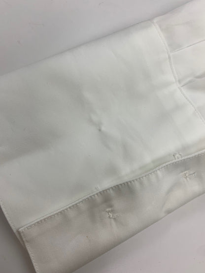 エブール エッセンシャルコットン シャツ 4110700408 36 ホワイト ボウタイ タック IT1UDMUCMLO0