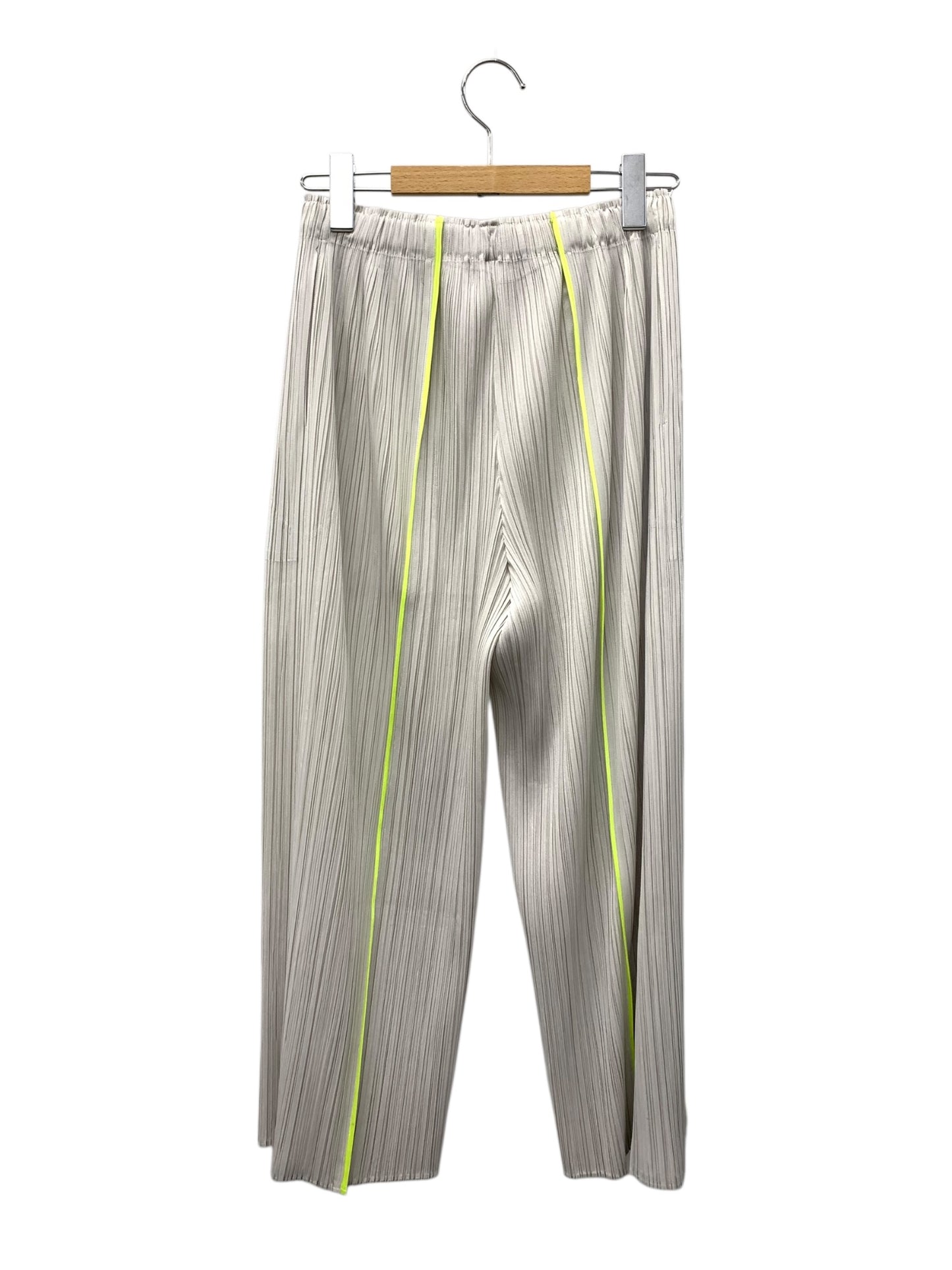 プリーツプリーズイッセイミヤケ PP21-JF492 パンツ 3 シルバー ITA3LXF1LMIO