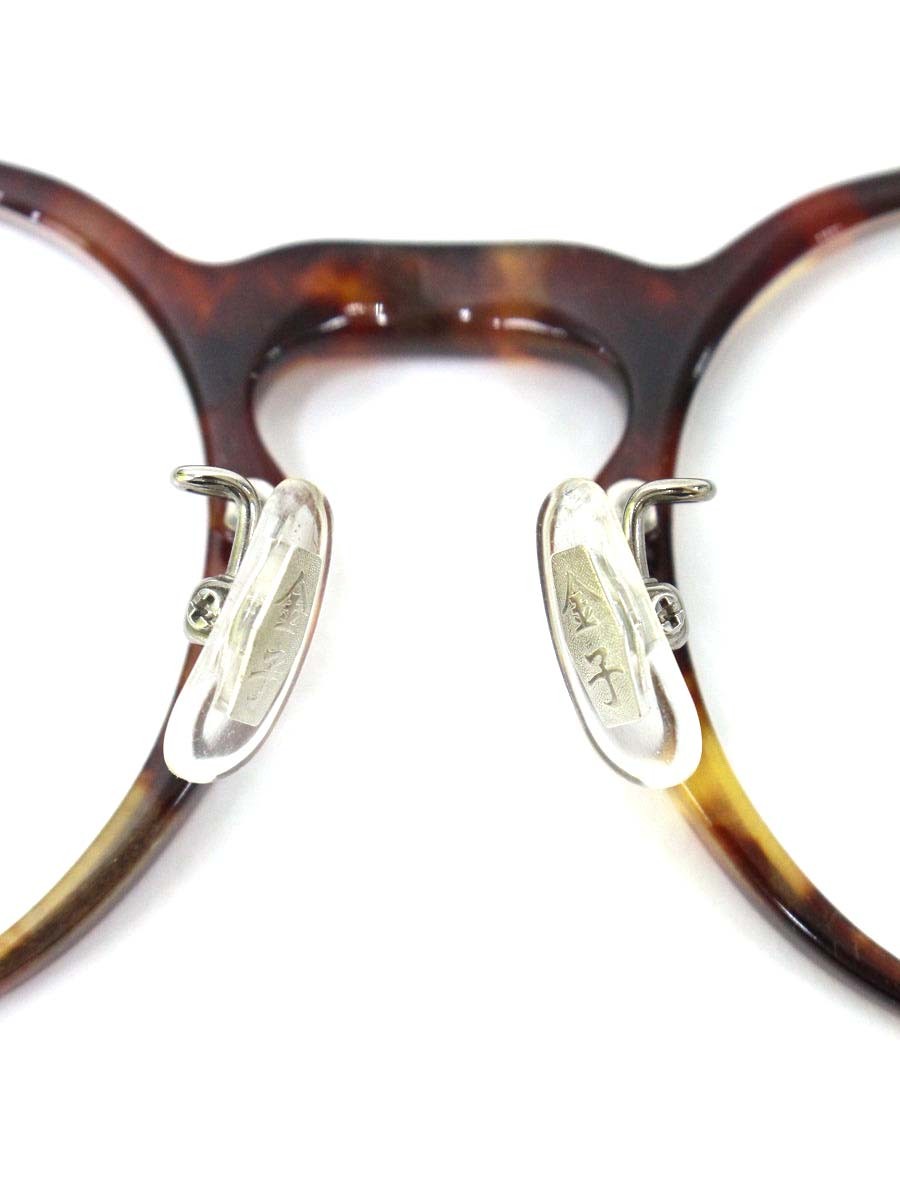 金子眼鏡 KC-39 DEMI メガネ ブラウン ボストン べっ甲柄 セルフレーム フルリム ITW3CQJFFMC6