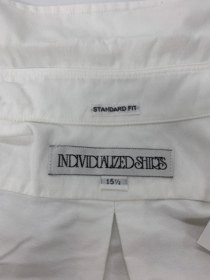 インディビジュアライズドシャツ スタンダートフィット ボタンダウン 15 1/2 ホワイト コットン IT40LSQXX27U