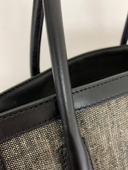 フォクシー トートバッグ ブラック サイドリボン キャンバス IT7O7B2D0WR8