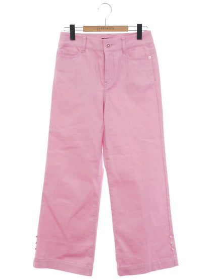 トゥービーシック W5R02-520-12 デニムパンツ 38 ピンク カラー ラインストーン ITJ8D3IHRBY0