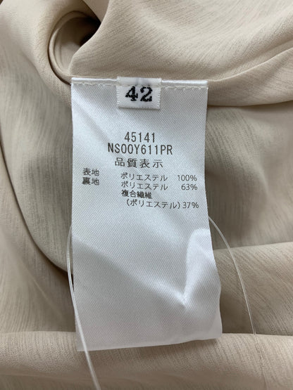 フォクシーニューヨーク Dress Elegant Resort エレガントリゾート 45141 ワンピース 42 ベージュ ITROEHQ0M8D8