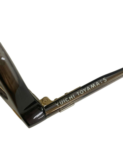 ユウイチトヤマ YUICHI TOYAMA:5 メガネ POISSY ブラック セルフレーム フルリム ボストン ITQH9MKAJK7W