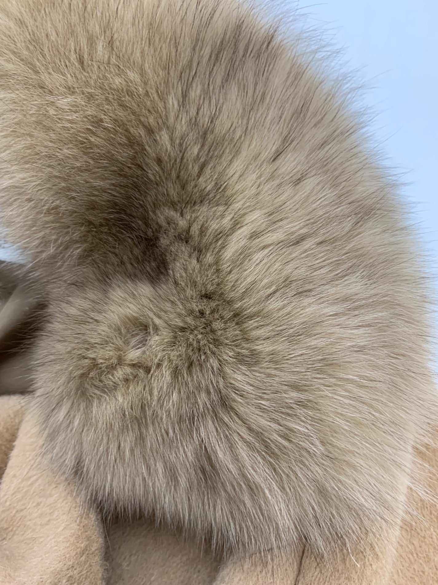 オースチンリード 1565-21518 コート 38 ベージュ アルパカ フォックスファー ITZWGEMSJFHC