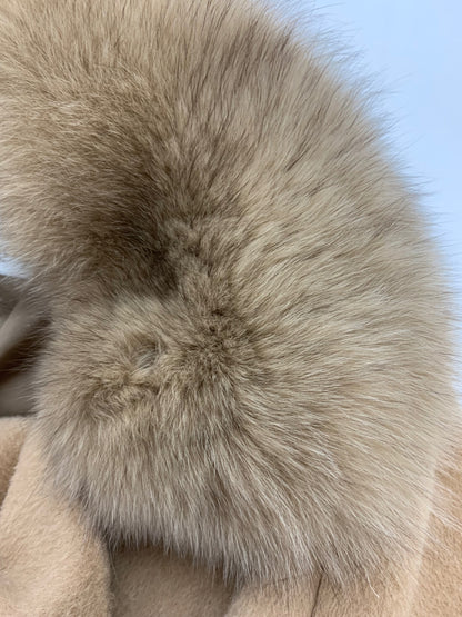 オースチンリード 1565-21518 コート 38 ベージュ アルパカ フォックスファー ITZWGEMSJFHC