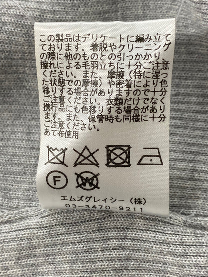 エムズグレイシー 818138 カーディガン 40 グレー ボレロ リブ ITZYAK9D8UYI