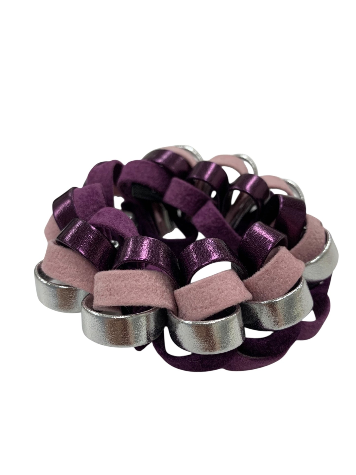 アッカ シュシュ パープル ヘアアクセサリー ヘアーゴム ギャザー ITVKQOB842X6