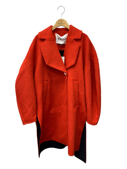 エンフォルド WOOL COAT 300GA130-2300 36 レッド ウールコート ITQ46C53O2XG