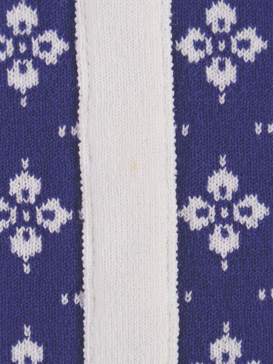 スーパービューティー ワンピース 42 ブルー フェイクパール ノーカラー リボン ITBTB1ATG8U4