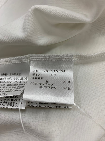 エムズグレイシー グログランリボン付きカットソー 515334 Tシャツ 40 ホワイト IT17N0QJL2O0