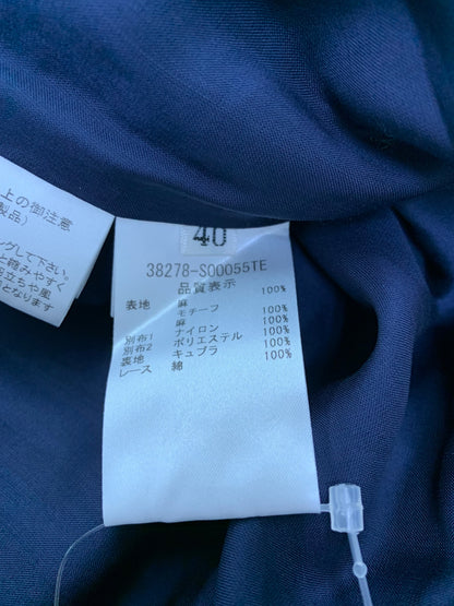 フォクシーブティック ドレス ソレイユ 38278 ワンピース 40 ネイビー 2022年増産品 リネン ITB36LD7A1CC