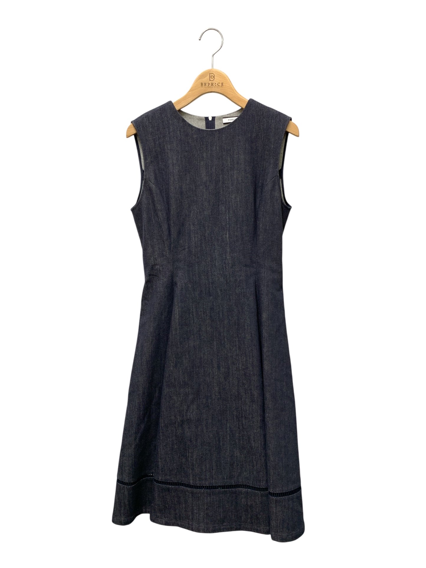 フォクシーニューヨーク Dress 37032 ワンピース 38 ネイビー ITICJ7UQPJT4