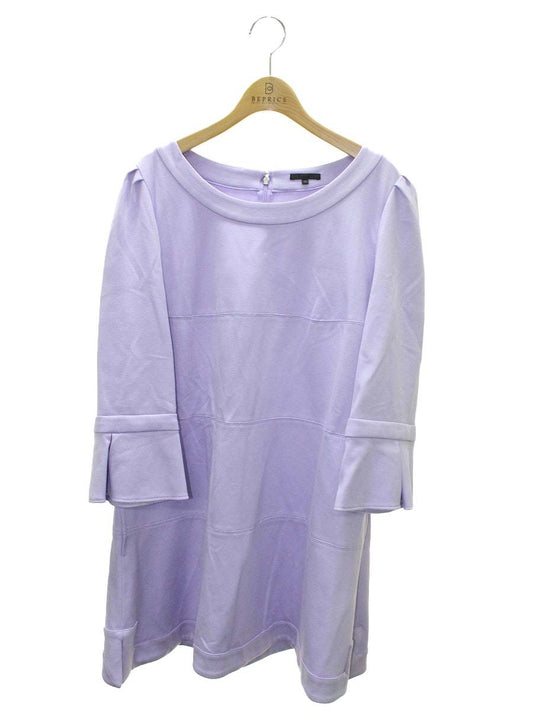 トゥービーシック W7P04-723-34 チュニック 46 パープル IT1ZGDS70UB4 【SALE】