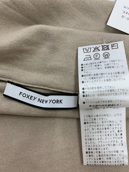 フォクシーニューヨーク Washable Melodié 45325 ニット 38 ベージュ ウォッシャブルメロディー IT4M7E6EV2GS