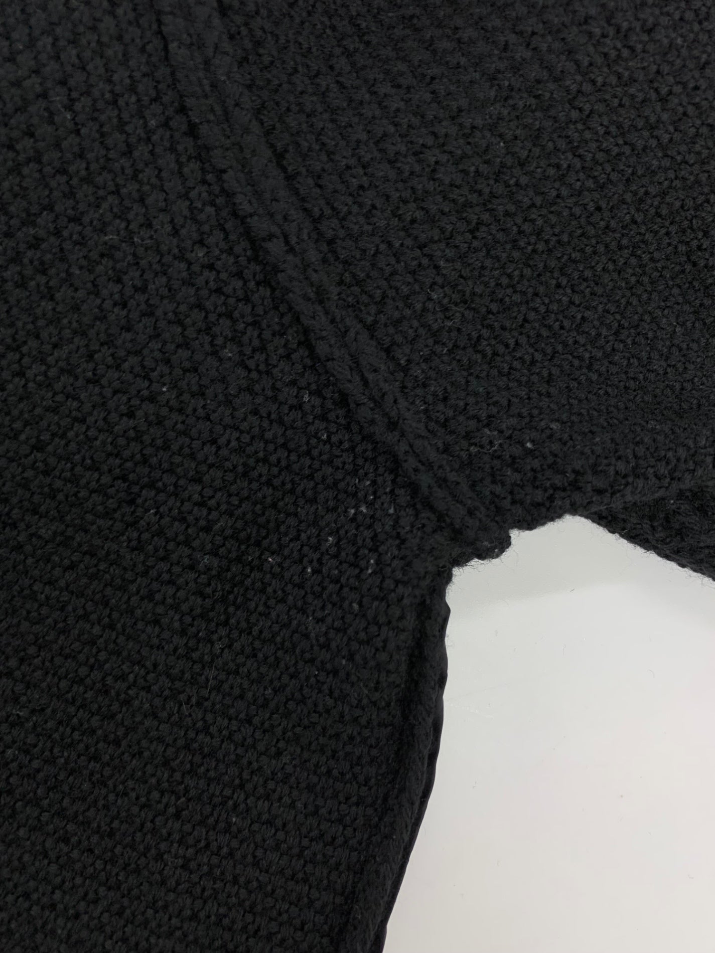 モンクレール MAGLIONE TRICOT ALLA COREANA C20930474800 98125 ジャケット M ブラック ニット切替ダウン ITHMUPVI2M28