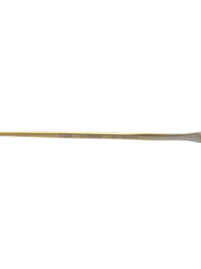 アイヴァン7285 1003 メガネ EV DEMI2/ANTIQUE GOLD コンビフレーム ナイロール オーバルシェイプ ITS6NHDIFL9B