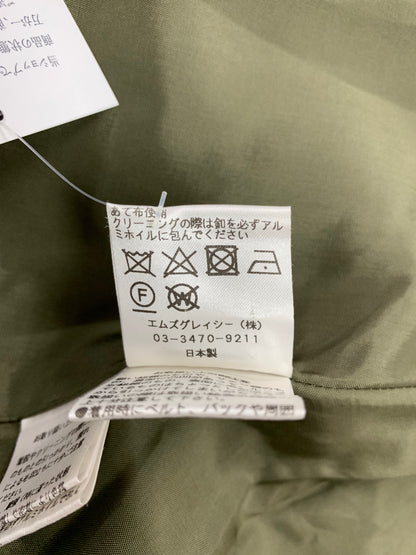 エムズグレイシー 729535 コート 38 カーキグリーン ウール IT1YPRT7XC64