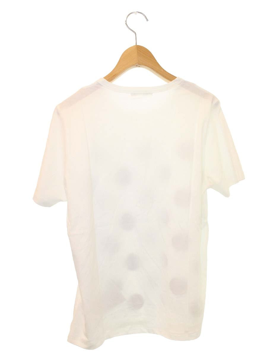 ワイズフォーリビング  Tシャツ  ホワイト ドット コットン100％ ITRYNV4K3M9Y