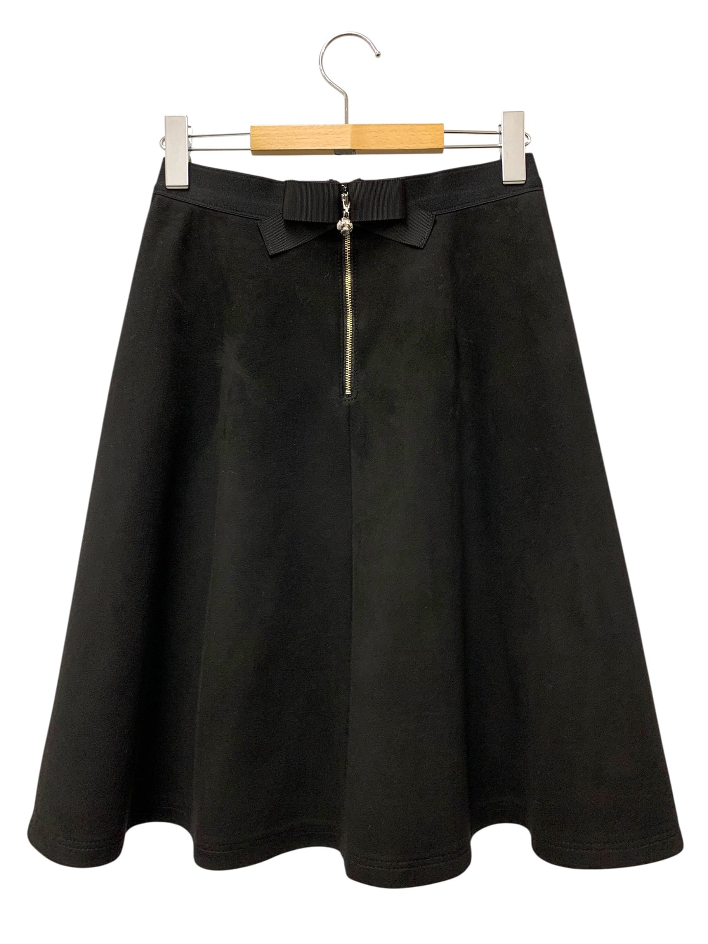 エムズグレイシー Suede Skirt 817562 スカート 38 ブラック IT6MBN4MEHN4