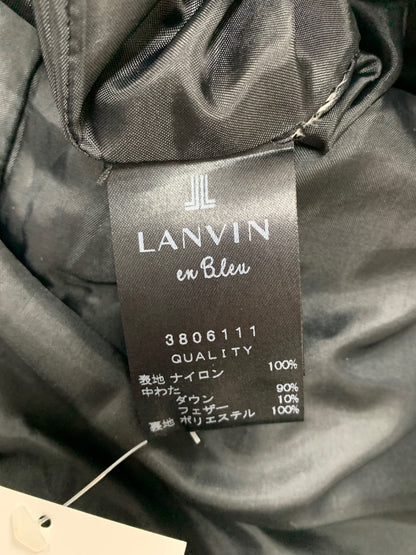 ランバンオンブルー 3806111 ダウンコート 38 ブラック IT2YNRL02EPG