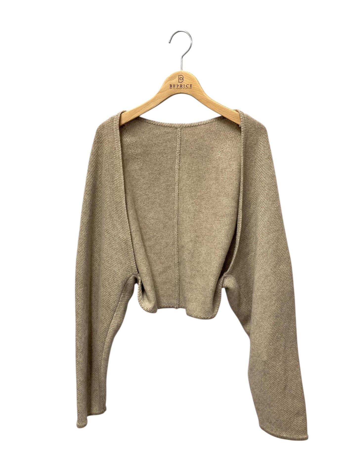 フォクシーブティック Chanton  38524 ボレロ ベージュ カシミヤ ITXSQPRC3X66