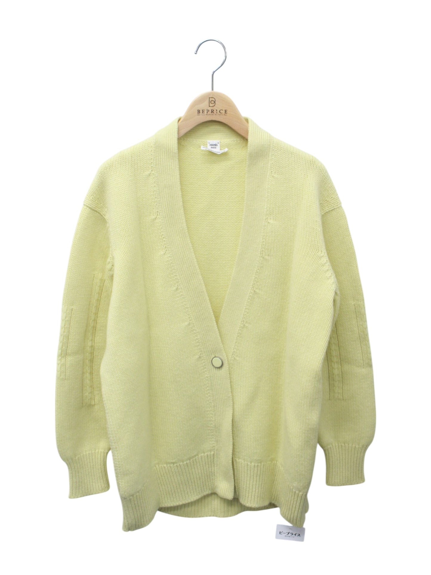 エルメス カーディガン 22AW Long sleeve Knit カシミヤ 長袖 34 【SALE】