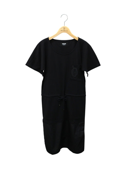 エルメス ワンピース ショートスリーブ コットンワンピース 刺繍 半袖 34 【SALE】