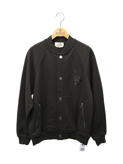 エルメス ジャケット 23-24AW HERMES Quarterb'Hディテール スタジャン XS 【SALE】