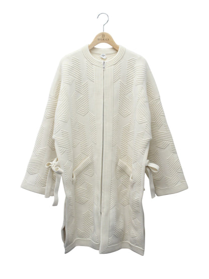 エルメス コート Hモチーフ コートカーディガン 総柄 34 【SALE】