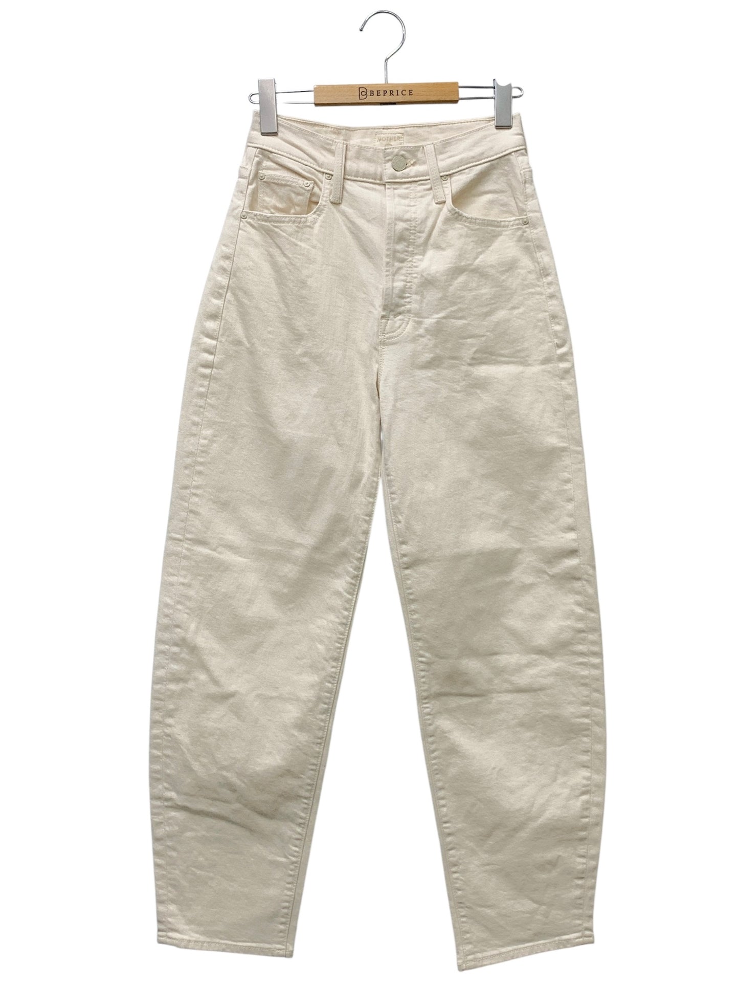 マザー RonHermanロンハーマン別注デニムパンツ The Curbside Ankle 4010600167 24 アイボリー 24FW IT10HHWBNAWW
