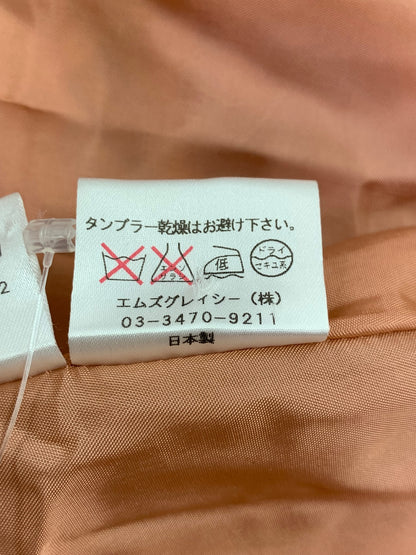 エムズグレイシー 121393 ワンピース 38 オレンジ ローズプリント ITS4LY872R8G