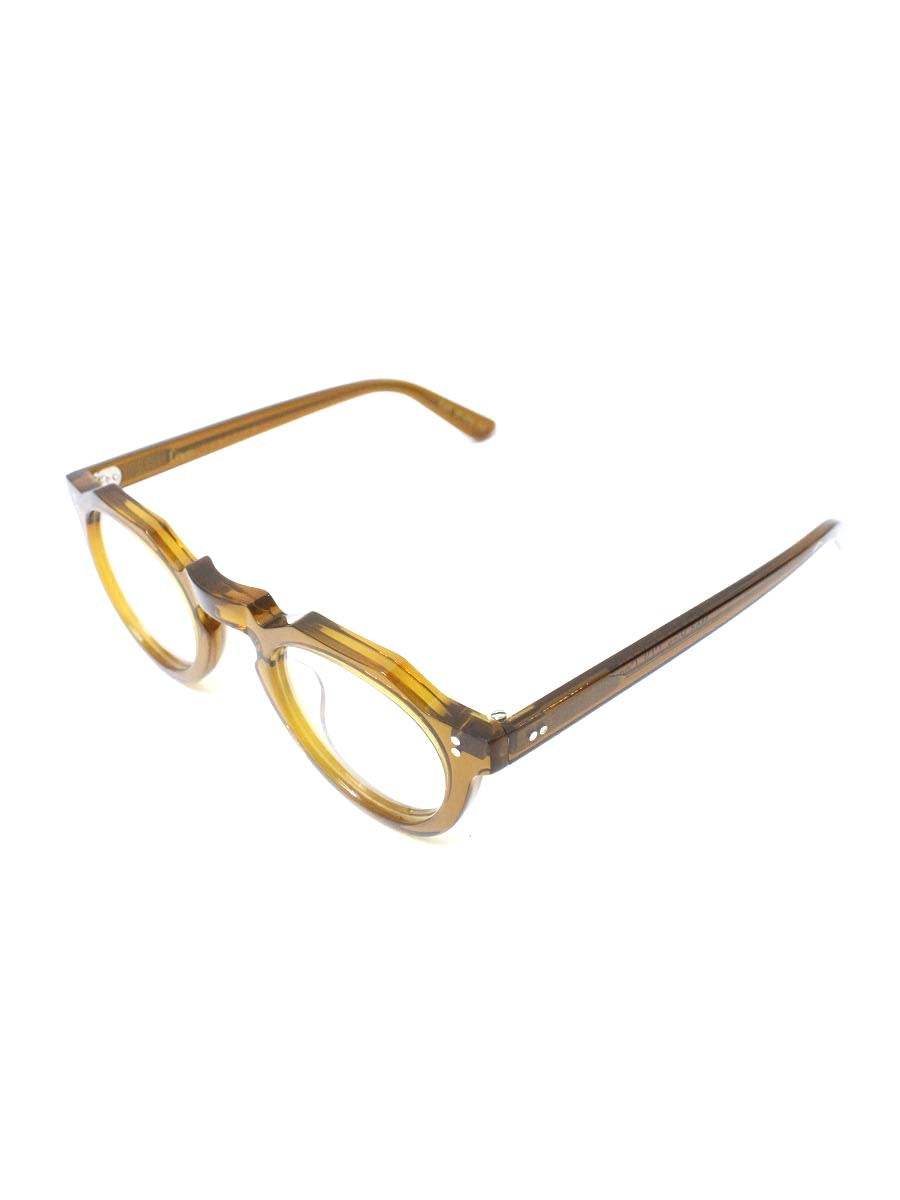レスカルネティエ Pica メガネ ブラウン セルフレーム クラウンパント IT6C07W0PD2S
