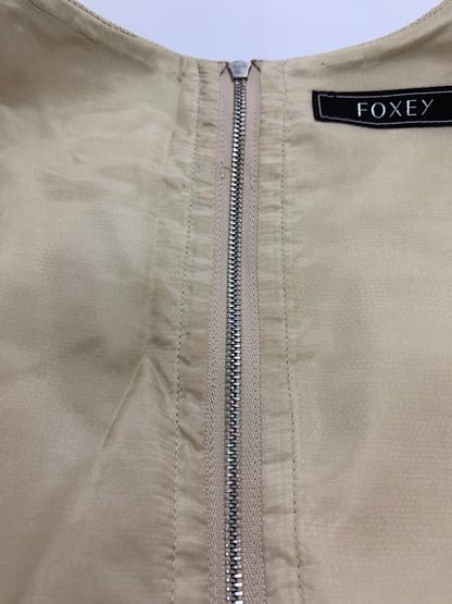 フォクシーブティック ドレス アフタヌーンブーケ 29672 ワンピース 38 ベージュ IT4TF8FOEDIE
