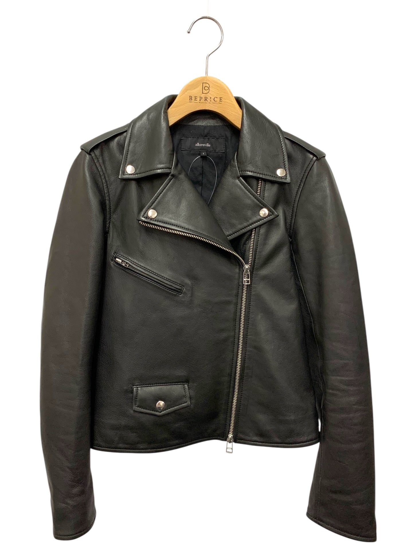 アルアバイル 201710-19-030-95-010 レザージャケット 1 ブラック ITGX6ZU1X0WI