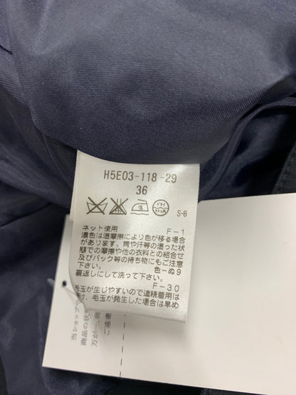 マッキントッシュフィロソフィー H5E03-118-29 HS05-118-29 スカートスーツ 36 ネイビー セットアップ ツイード ITGNP3LMRDU8