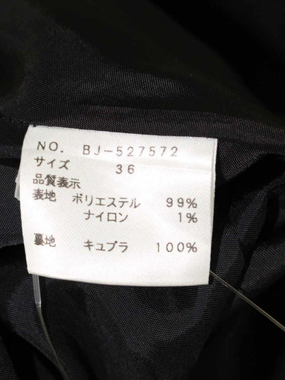 エムズグレイシー 527572 スカート 36 ブラック エンボス バルーン IT9KL1UR7YUM