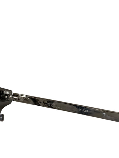 ドメスティックインターナショナル DI-1006TS メガネ シルバー メタルフレーム フルリム スクエア ITA7NB2BRLAH