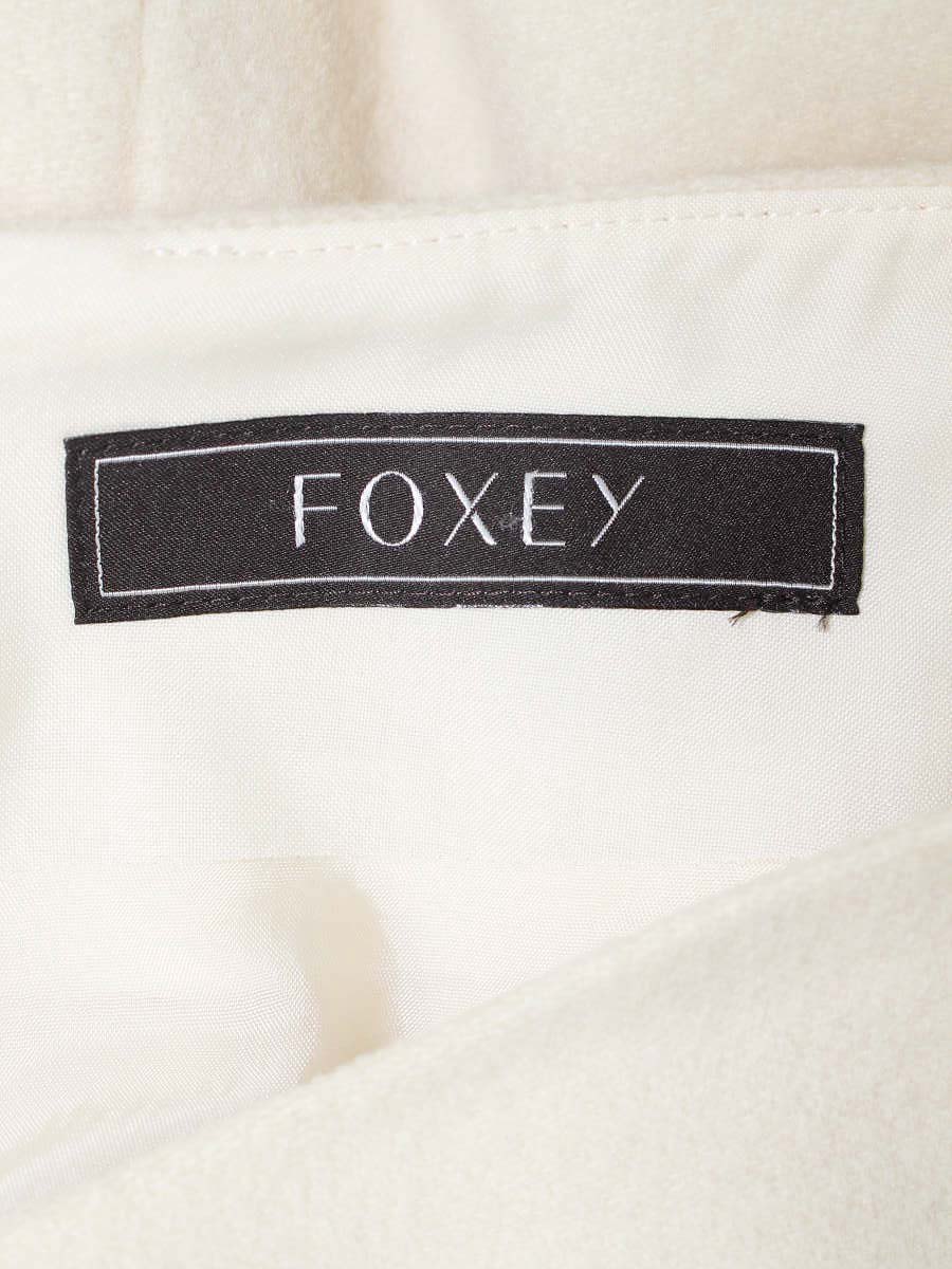 フォクシーブティック 36314 スカート 40 アイボリー ウール カシミヤ ITMIJXRD9FD2