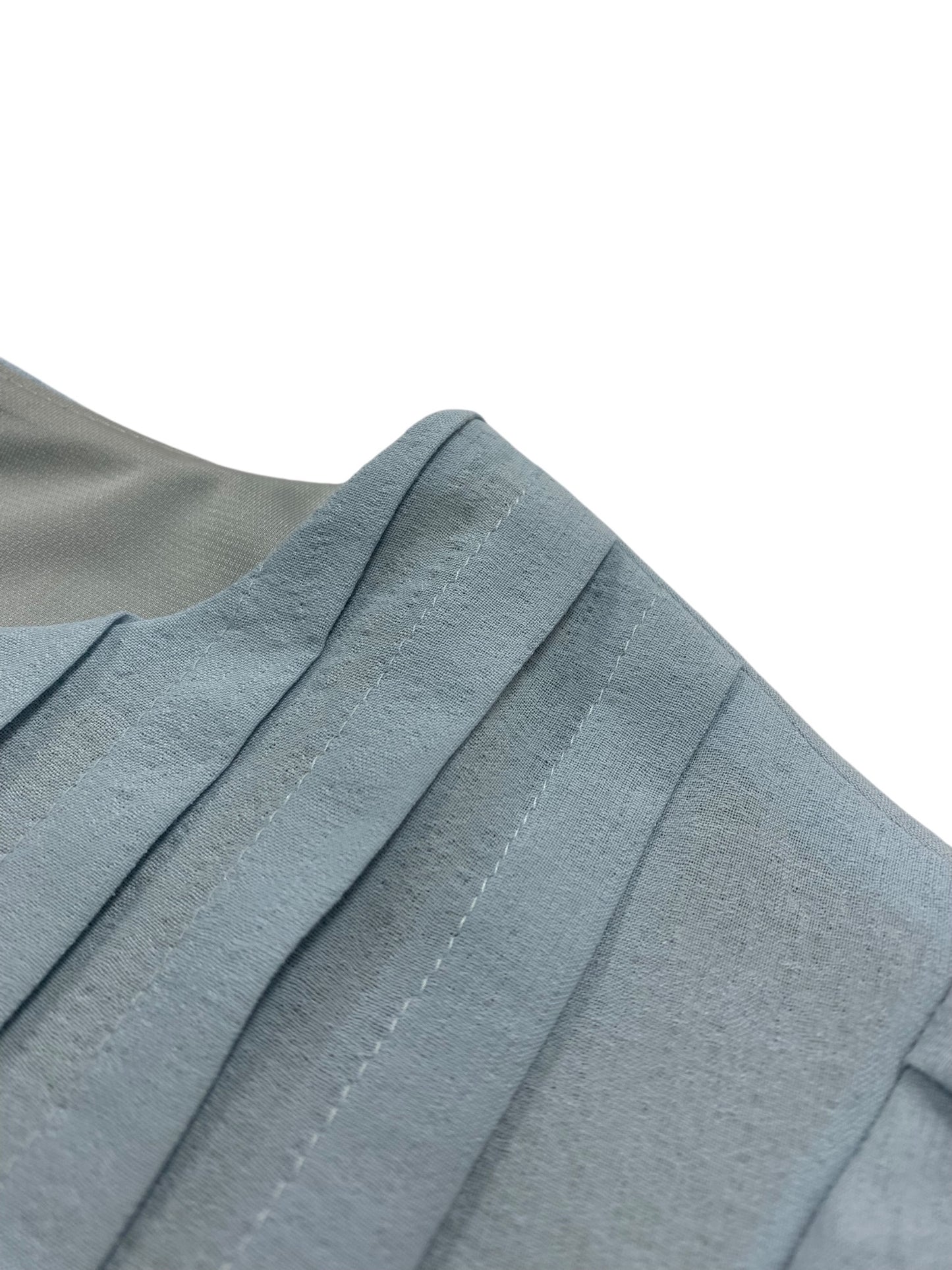 デイジーリン Dress Charleston Sleeve 06221 ワンピース 40 ブルー タック ITVZ7A1SKCPO