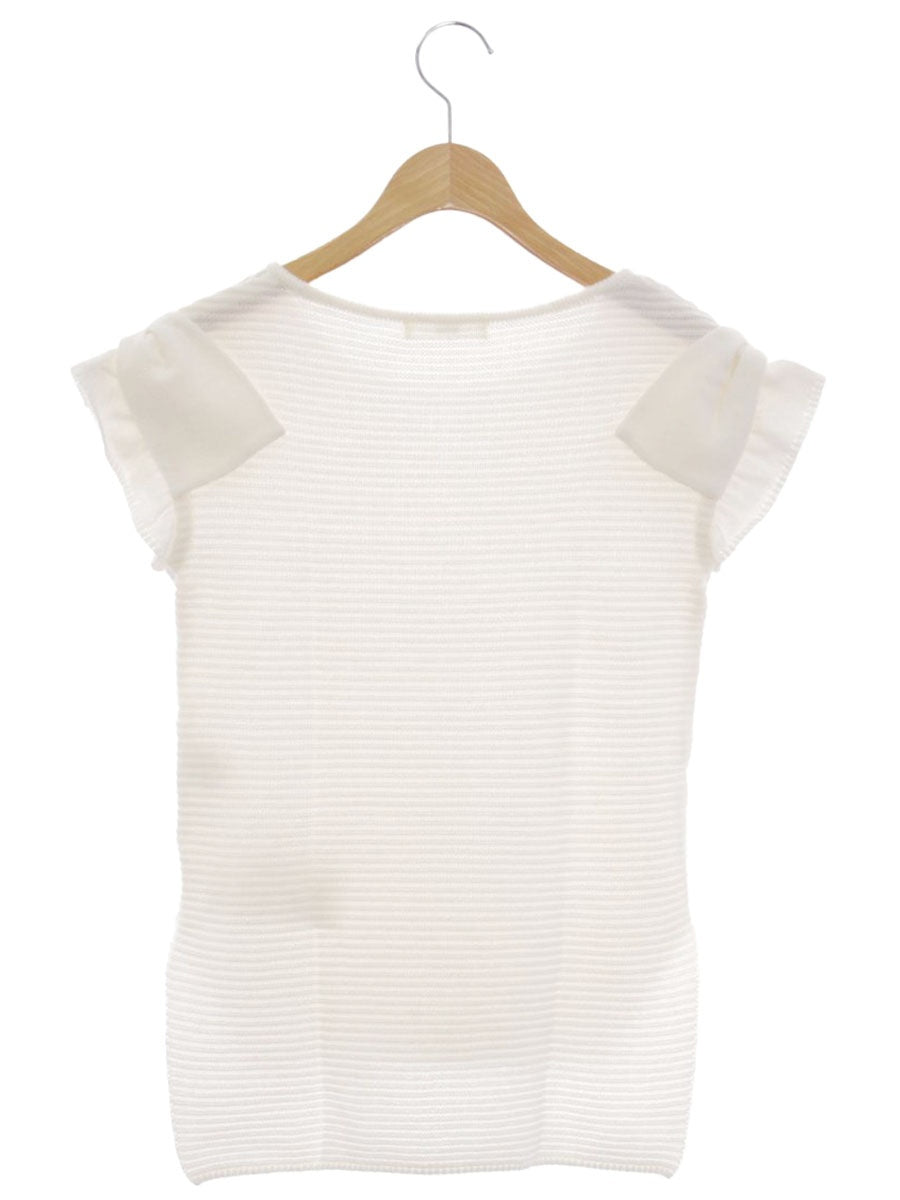 ルネ 6822050 ニット セーター 34 ホワイト 肩リボン ITML24I9FAUC