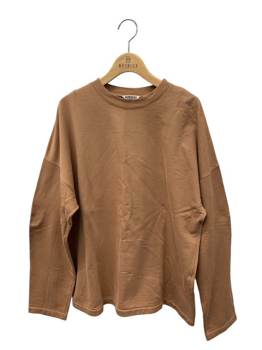 オーラリー SUPER HIGH GAUGE SWEAT BIG L/S TEE A7AP01SU スウェット トレーナー 3 ブラウン クルーネック IT97EPZV5WYG