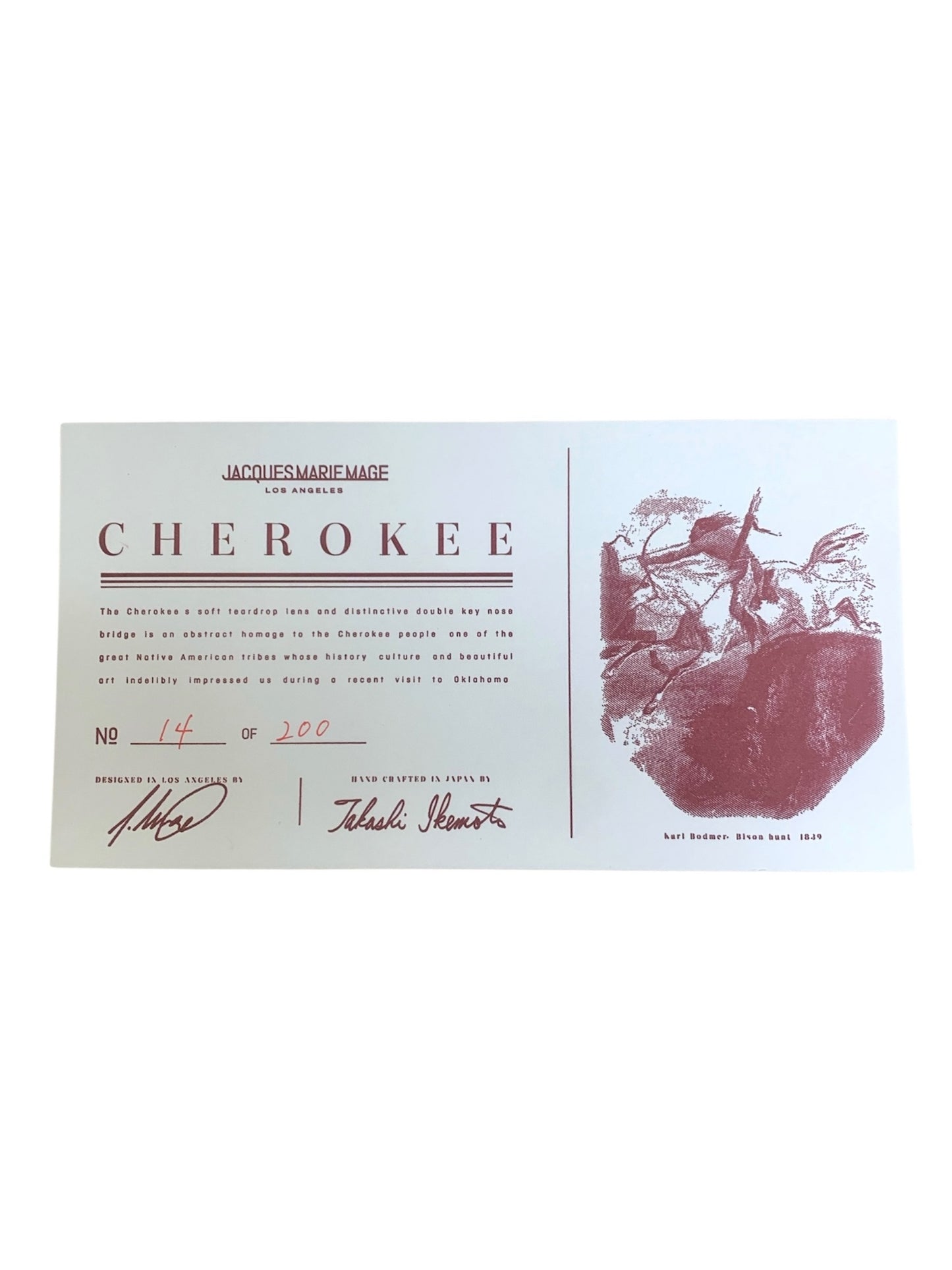 ジャックマリーマージュ CHEROKEE チェロキー JMMCK17 サングラス ブラック ティアドロップ ダブルブリッジ ITLCUHPOLDP8