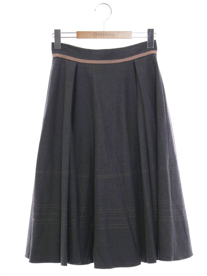 フォクシーブティック 39989 スカート 38 グレー フレア ITZCL9QZ8CIW